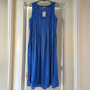 NWT Croft & Barrow Blue Print Sundress XL